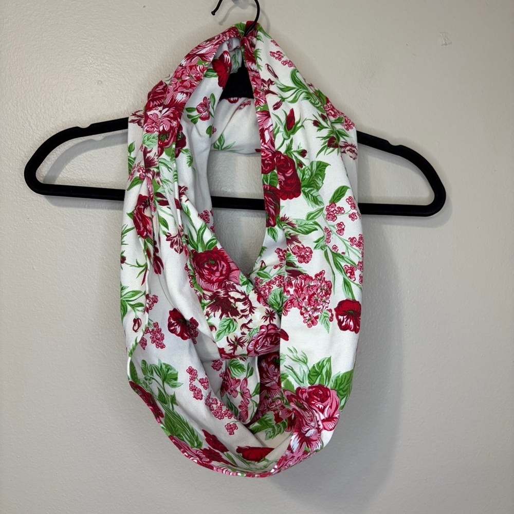Ricrac & Ruffles Womens Floral Garden Infinity Wrap Scarf